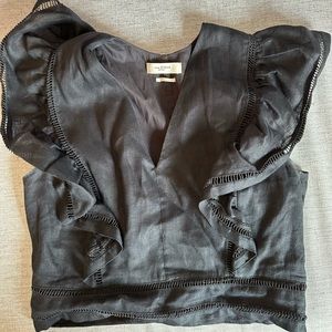 Isabel Marant Black Crop Top
